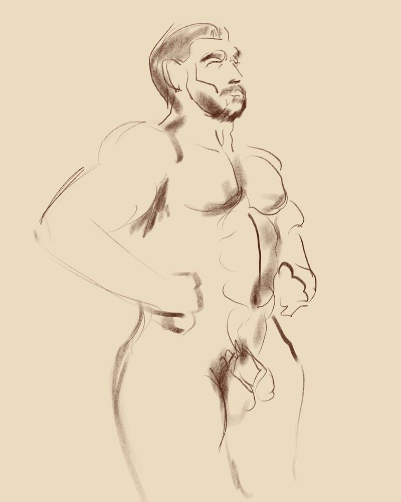 A drawing of Tommy- 5 minutes- Digital Procreate