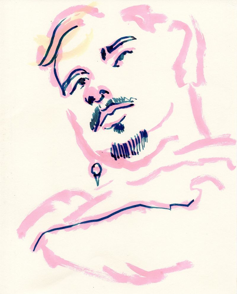 A portrait of zephyr in highlighter