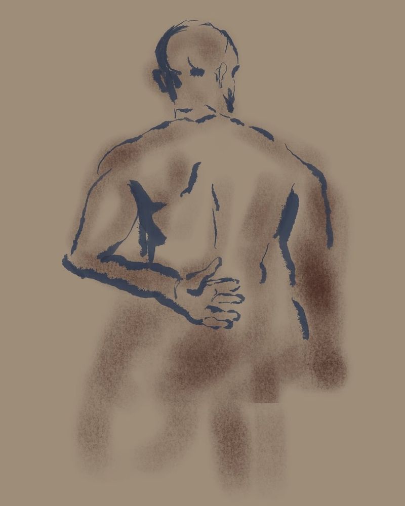 Rio with an arm behind his back