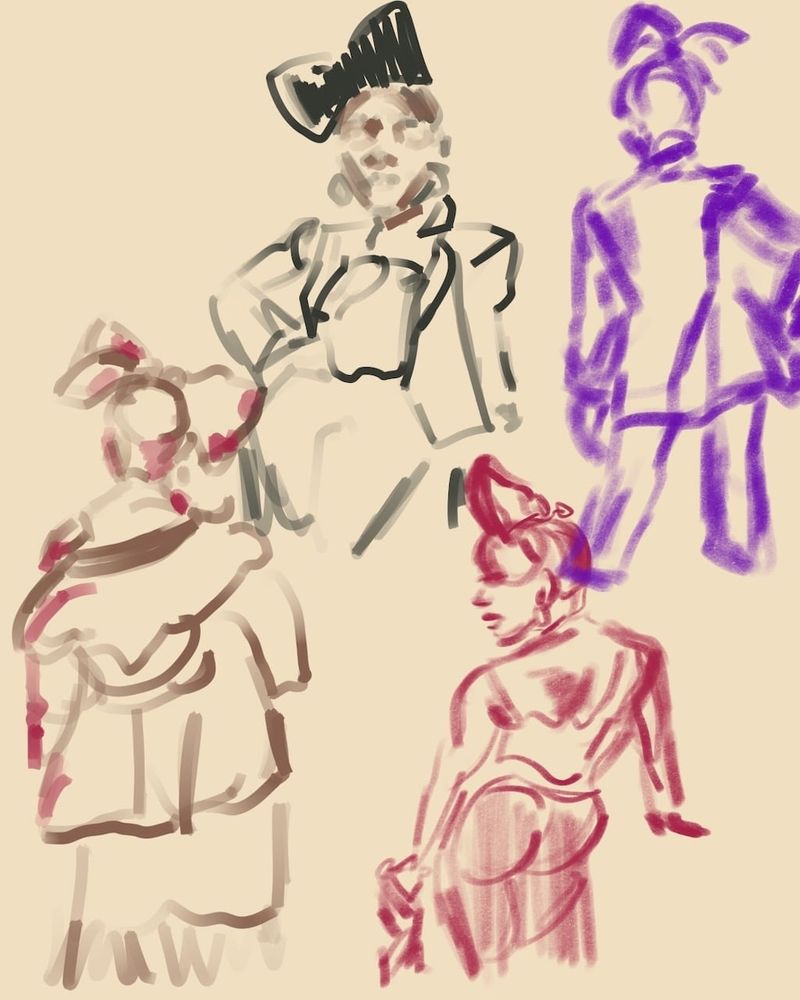 Gesture drawings