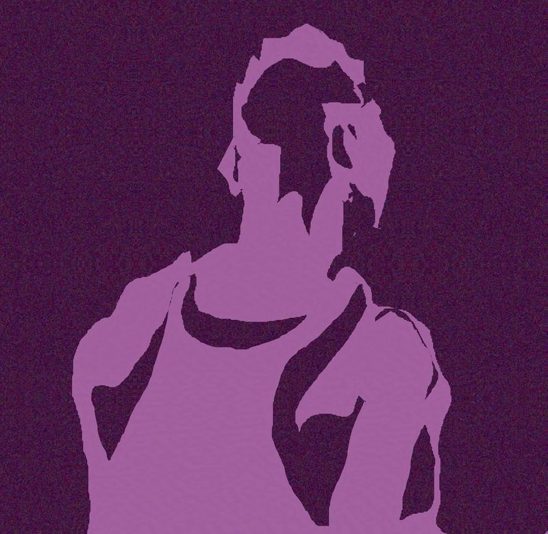 A heavypaint drawing - 5 minute pose