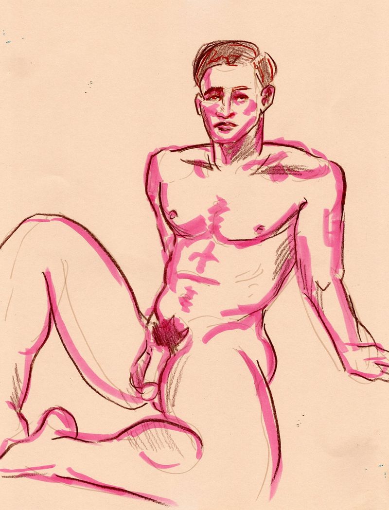 Colored Pencil and Watercolor marker