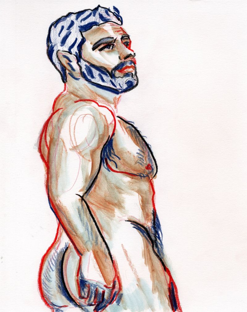 Tommy drawn in gel pen