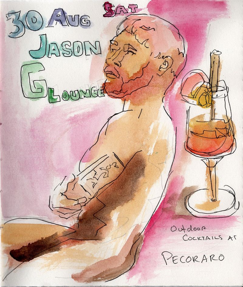 My sketchbook from this drawing session