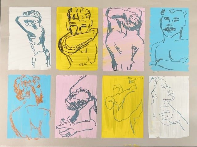 2 minute warmup drawings