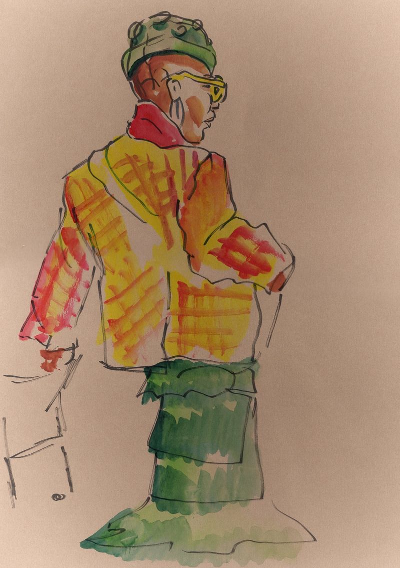 Fashion illustration - 8 minute pose