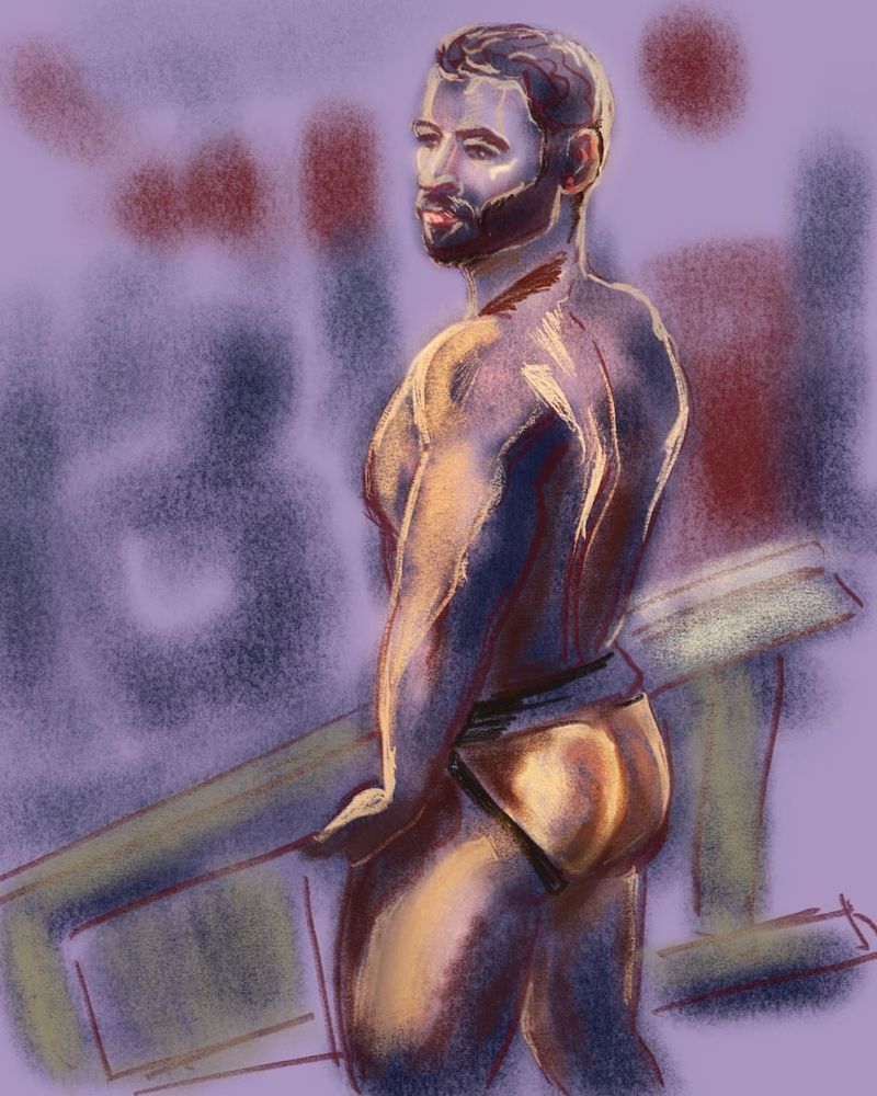 Tommy holding a ladder