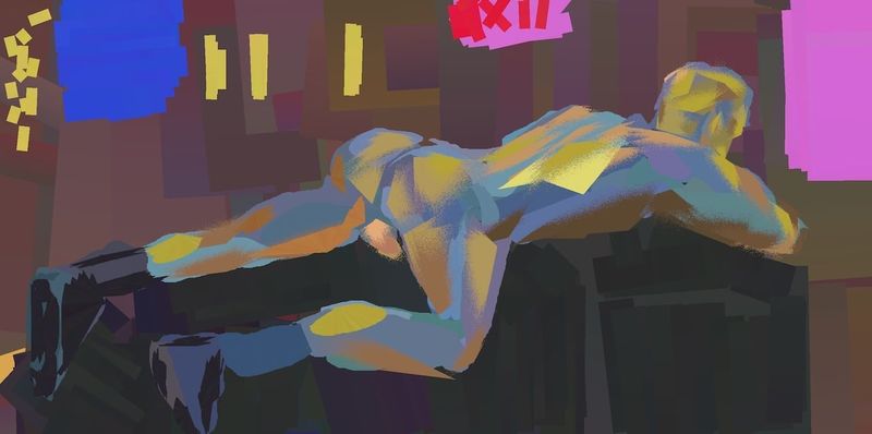 20 minute pose- Heavypaint digital painting