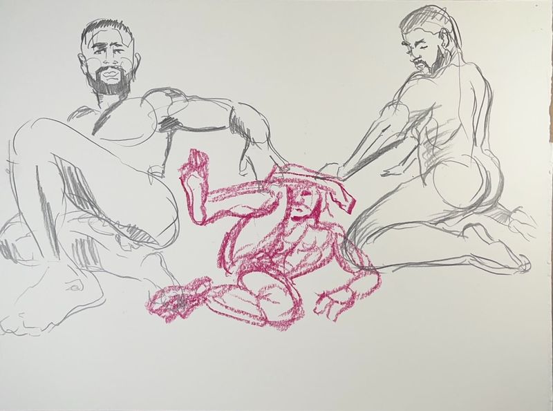 Warmup drawings- 5 mins.