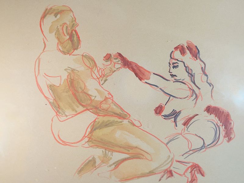 Alexa extends a glove to Damiano