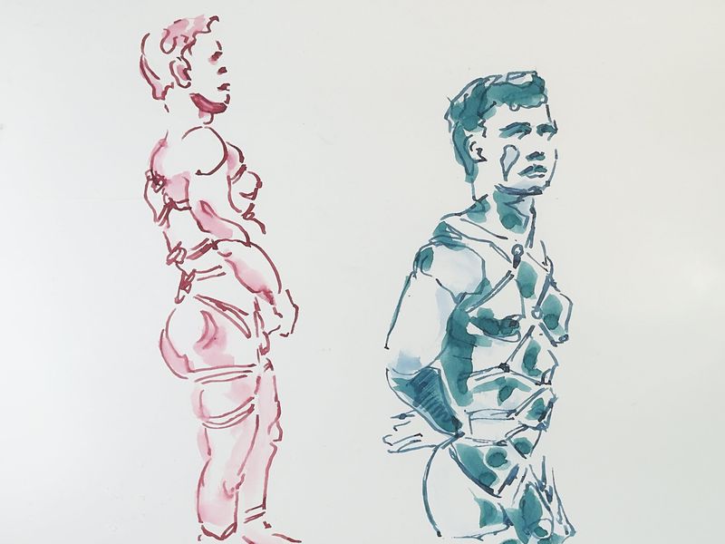 5-minute warmup gesture sketch