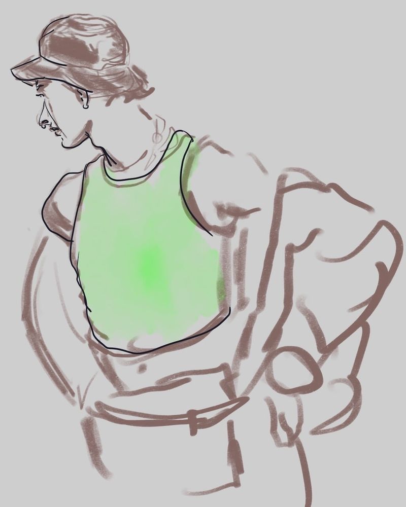 A drawing of Wil - Digital in Procreate