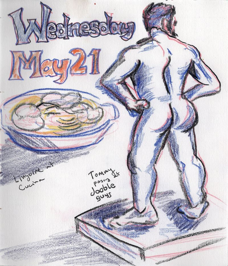 Drawing from my sketchbook of Tommy