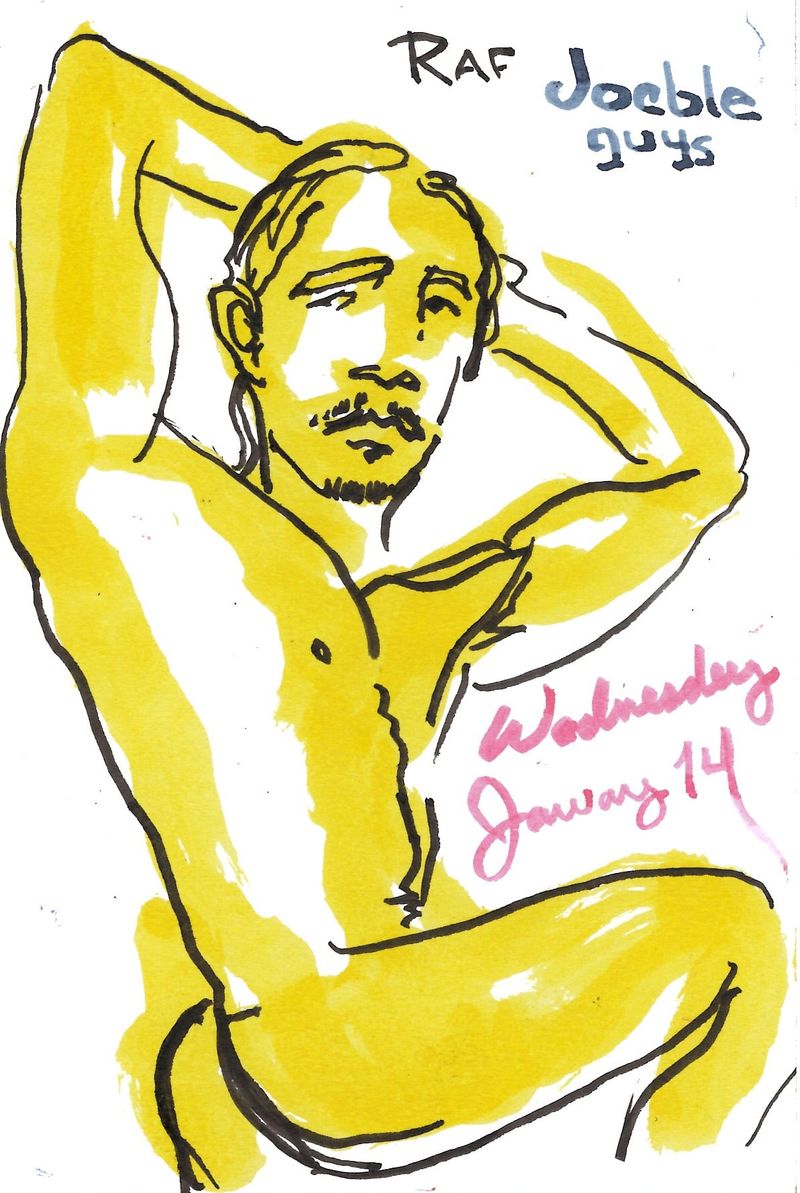 Journal drawing of Raf