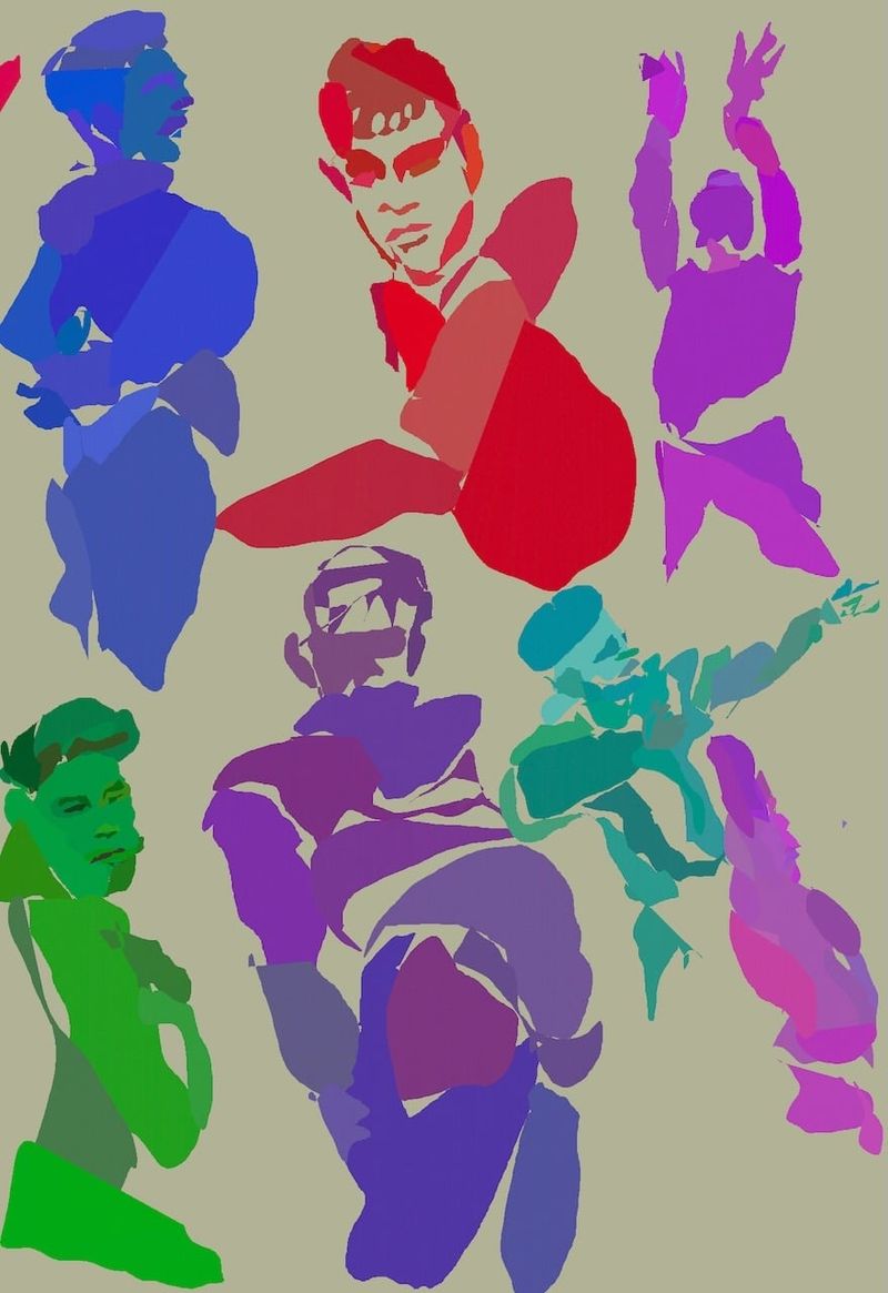 Heavypaint sketches done from 1 minute poses