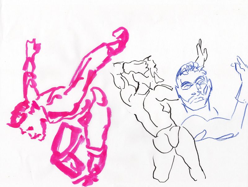 2 minute warmup drawings