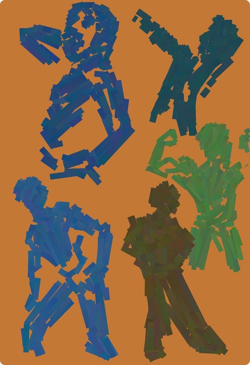 Gesture sketching in heavypaint- 1 minute poses. These were very fun