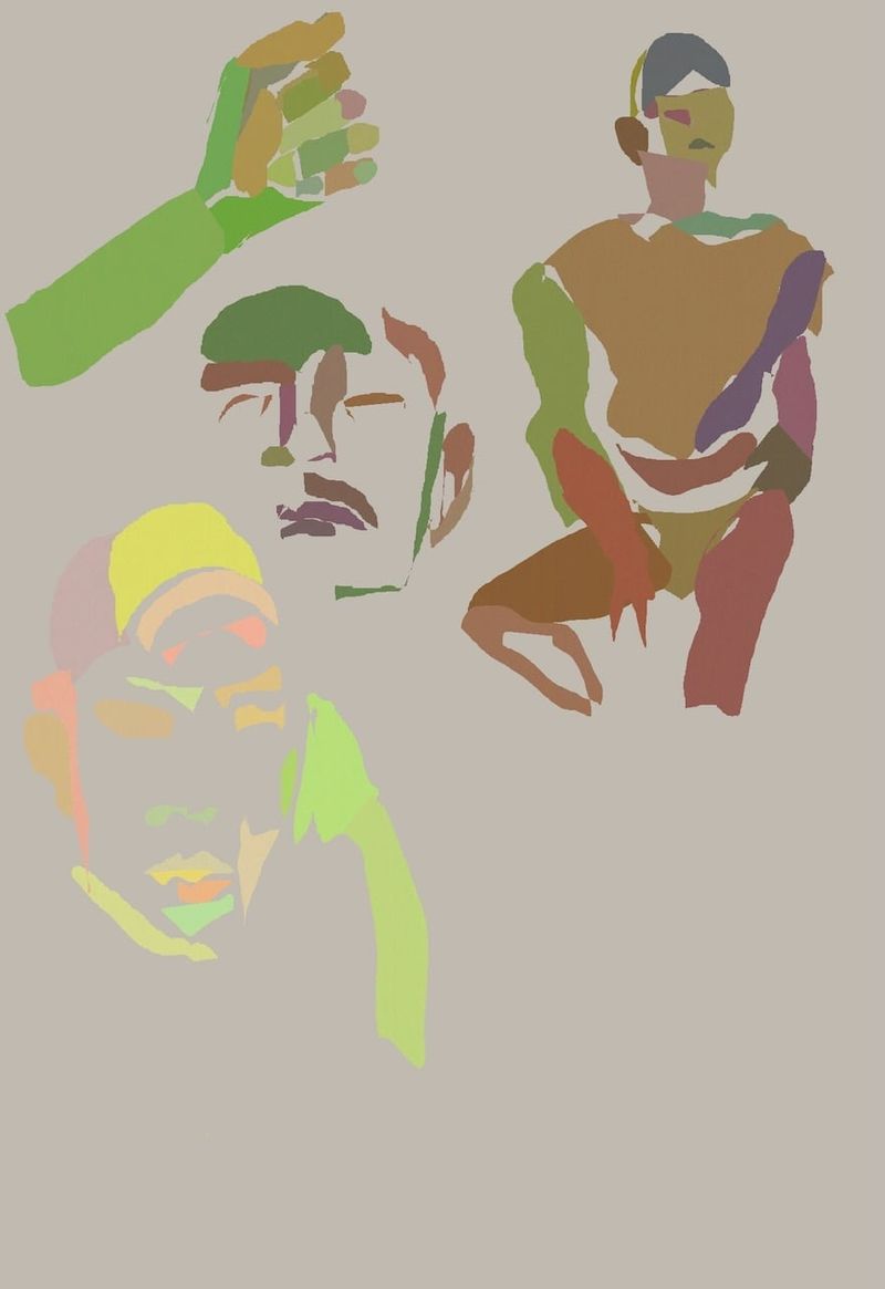 1 minute gesture drawings of Rify.