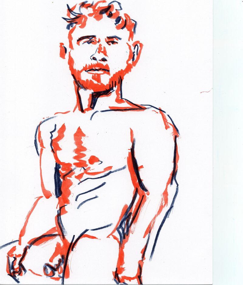 Pencil and Watercolor Drawing