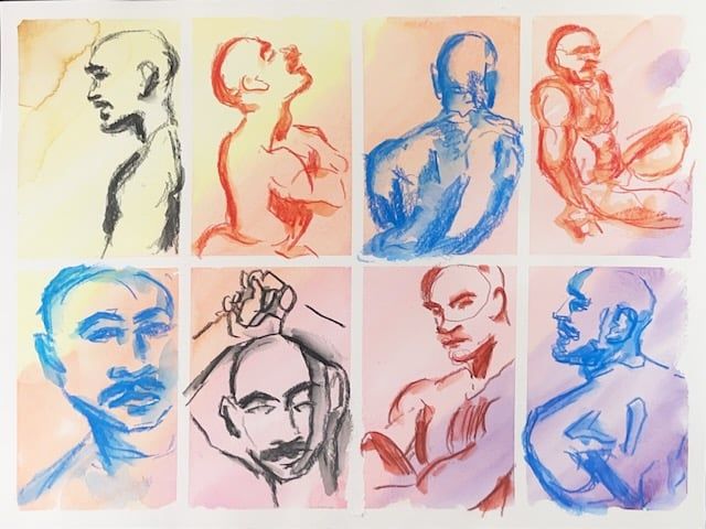 Warmup drawings- 2 minutes each