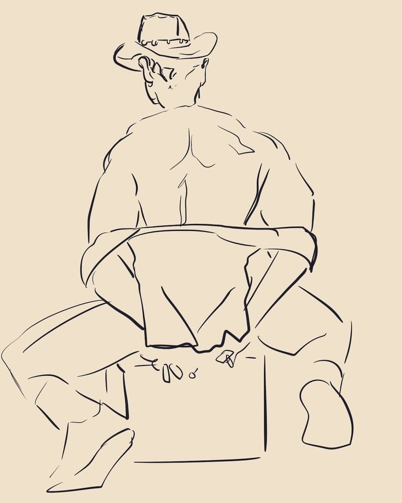 A Digital drawing of Victor in Procreate