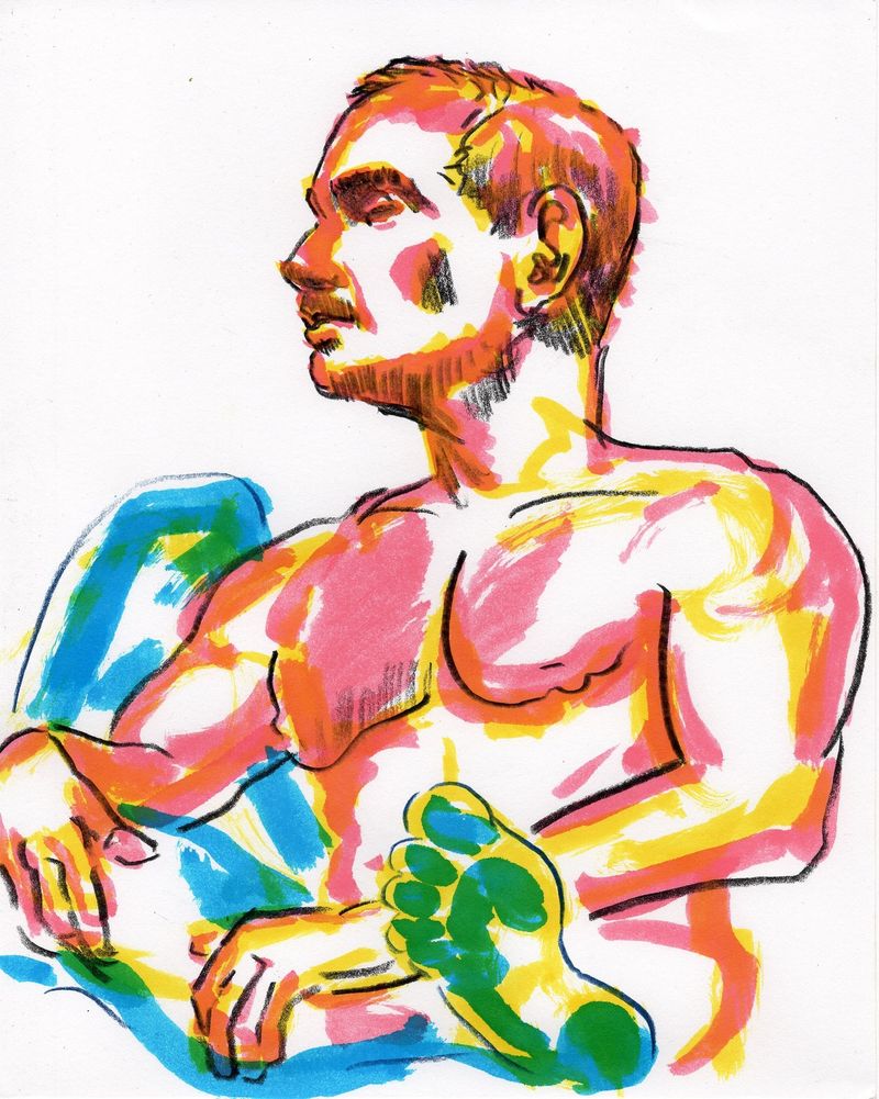 Watercolor Marker Portraits