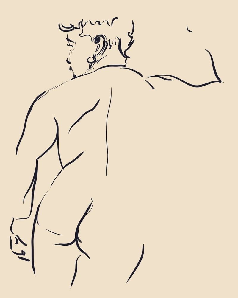 A digital drawing of Zephyr in Procreate