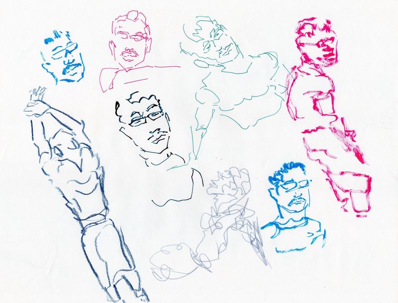 gesture drawings