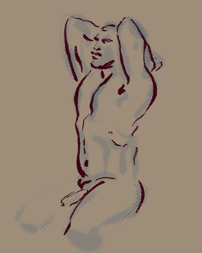 Rio with arms raised