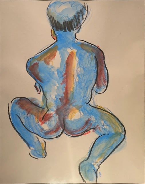 10 minute butt drawing