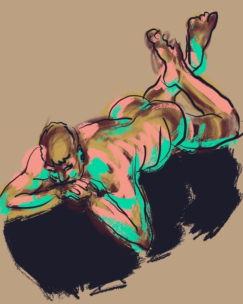 Digital Drawing in Procreate - 20 minute pose