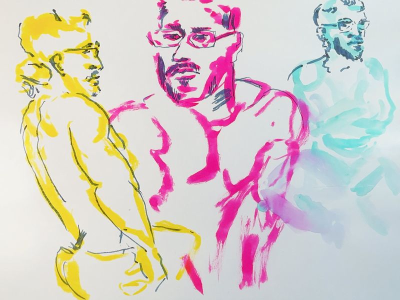 5-minute warmup gesture sketches