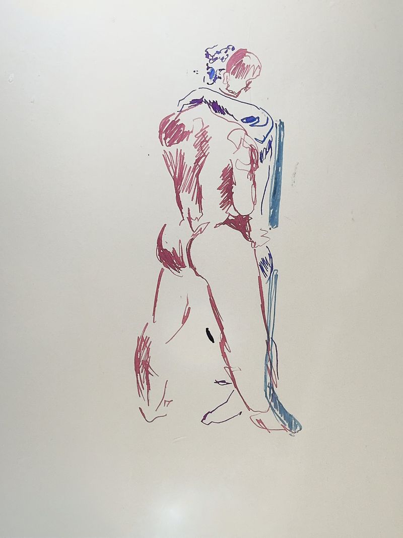 Models in an embrace