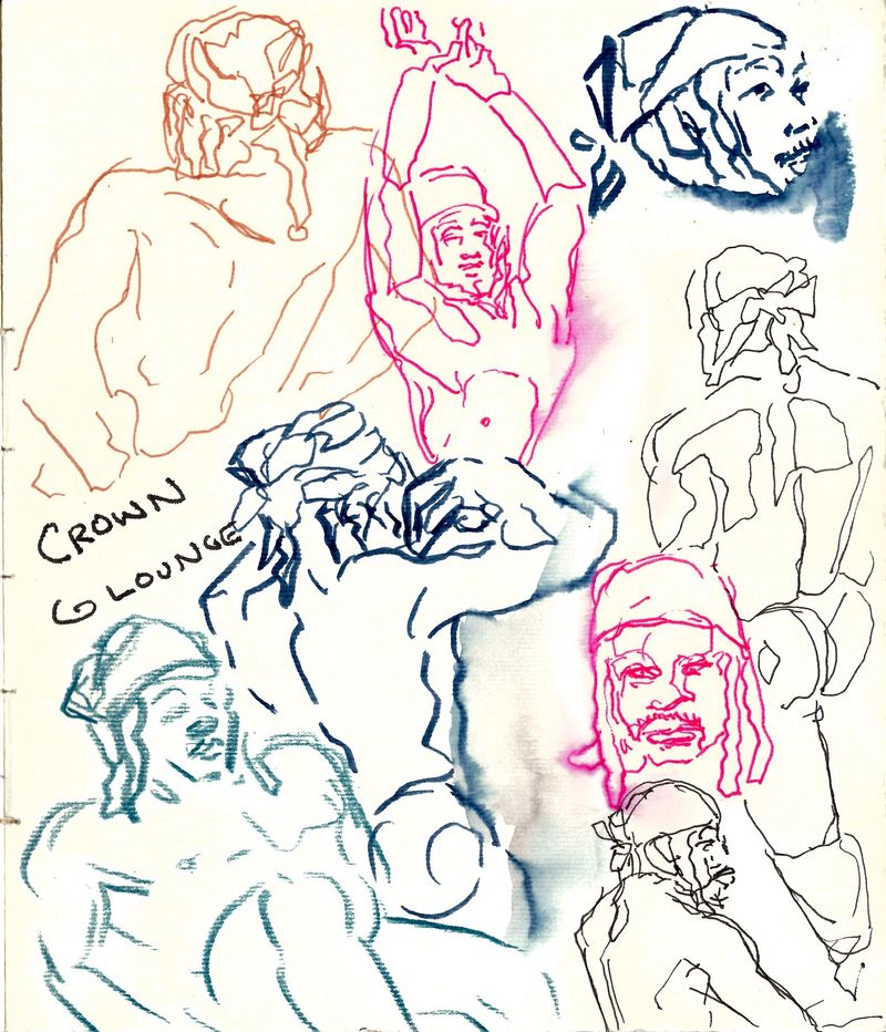 Sketchbook featuring more 2 minute warmup drawings
