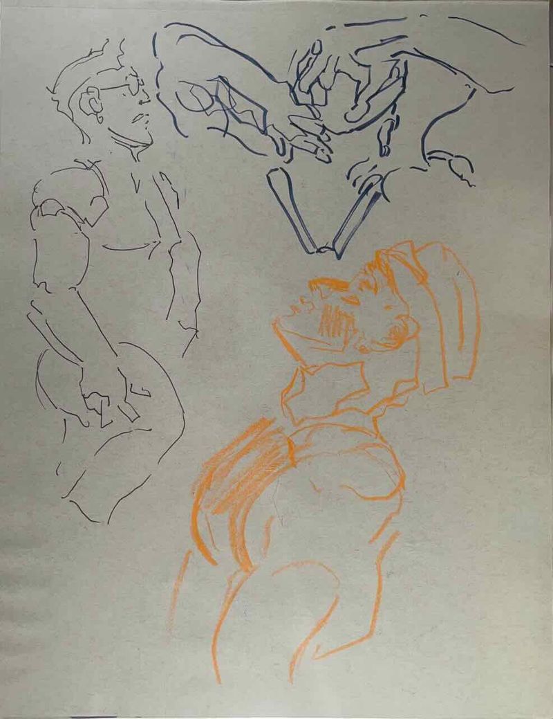 2 minute gesture drawings