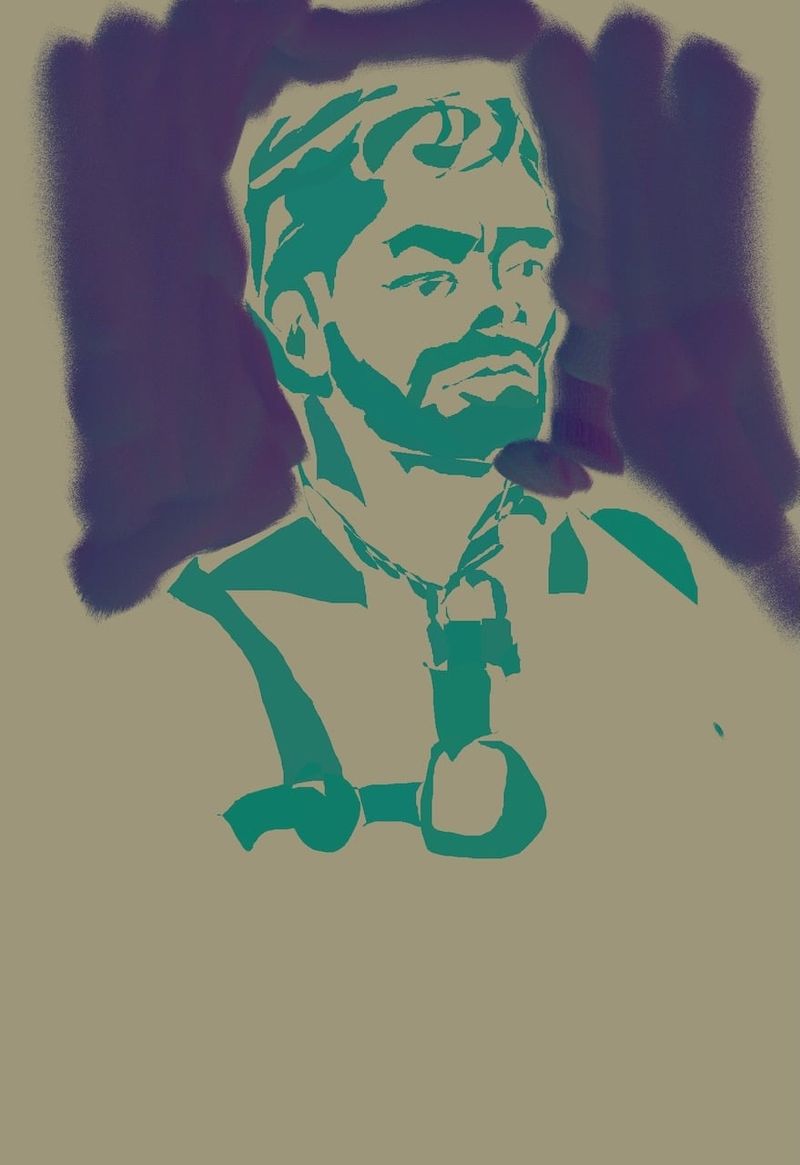 A 5 minute portrait drawing