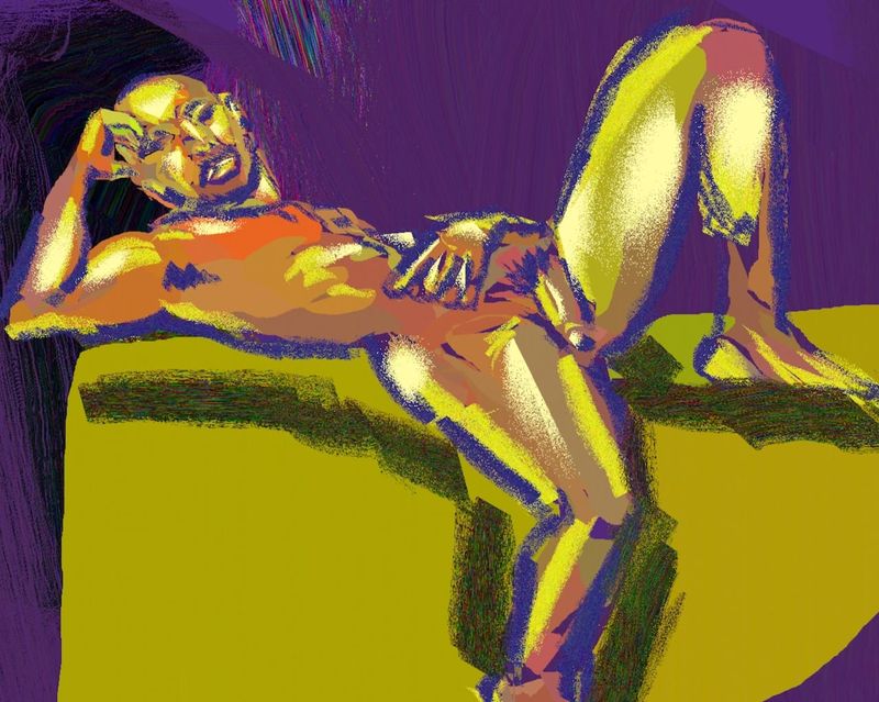 A digital drawing in HEAVYPAINT