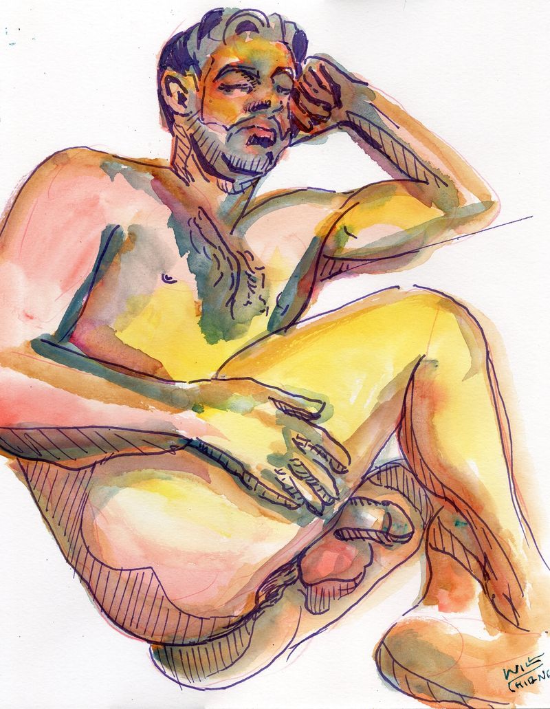 A drawing of watercolor2 original final