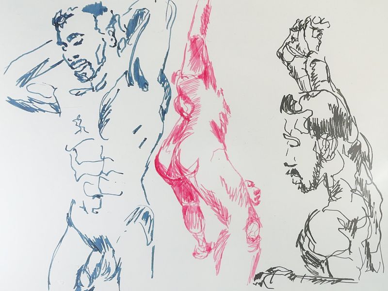 5-minute warmup gesture sketch