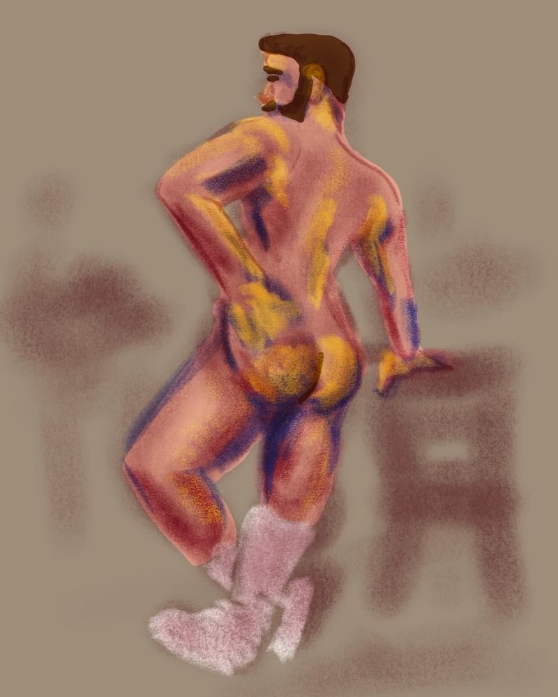 A somewhat blurry 10 minute drawing