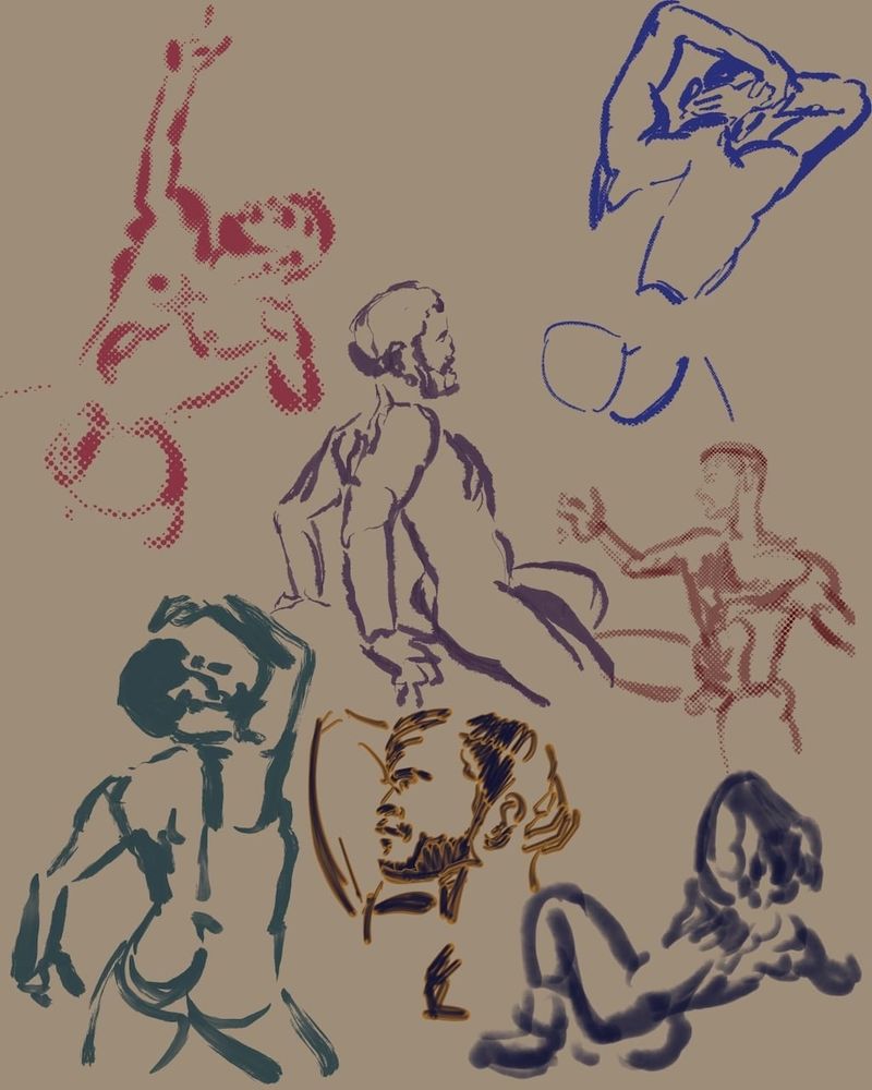 2 minute warmup drawings