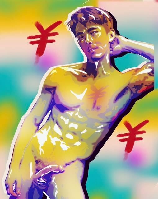 A digital drawing of Cody Seiya created with Procreate App on iPad.