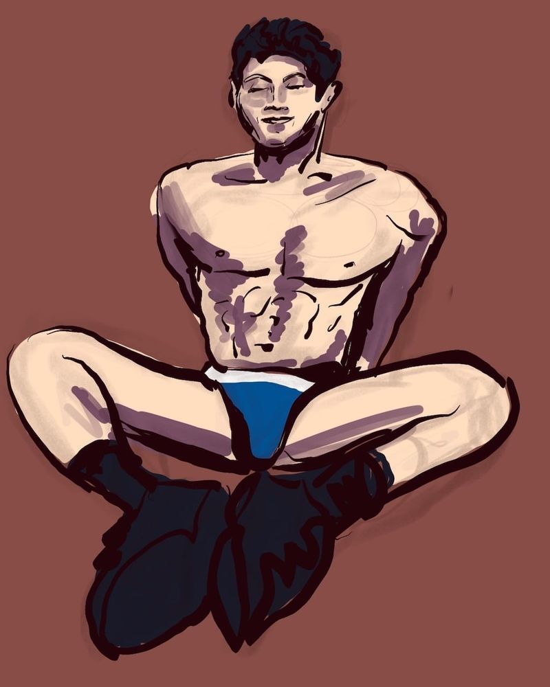 20 minute pose- digital drawing in ProCreate