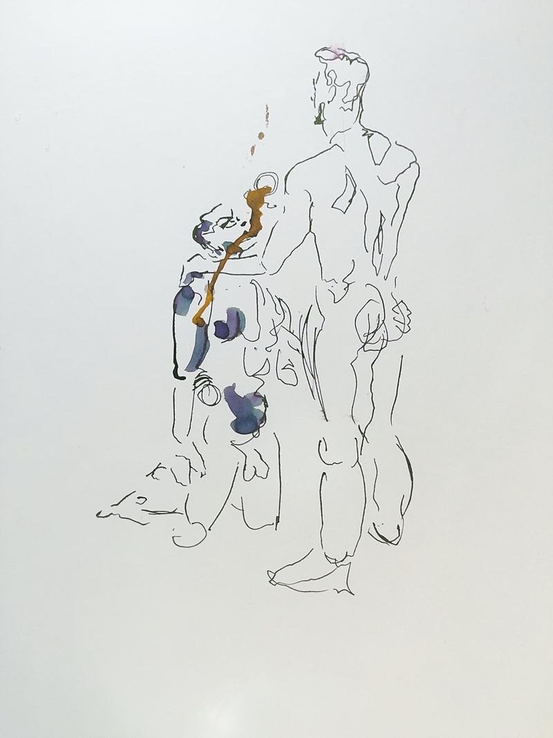 Ginger ale break pose