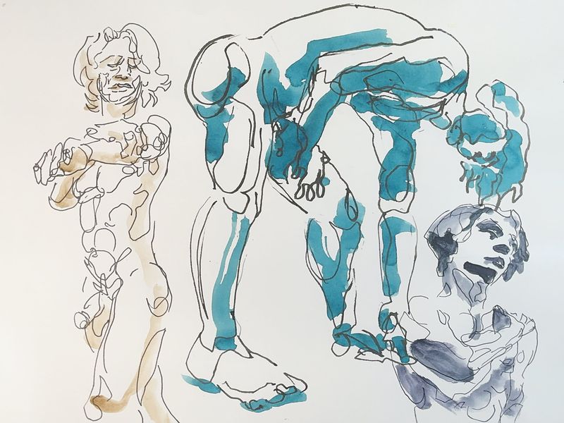 5-minute warmup gesture sketch