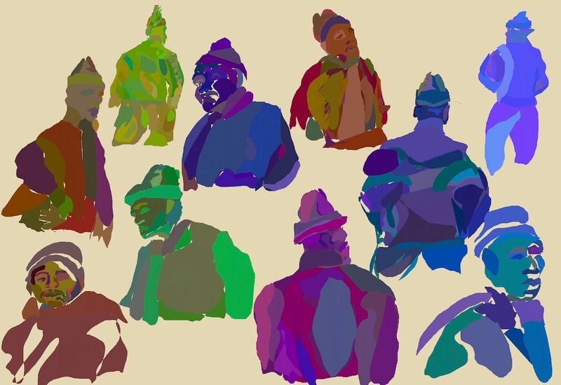 Warmups- 2 minute poses