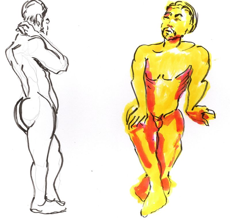 5 minute poses of Peter