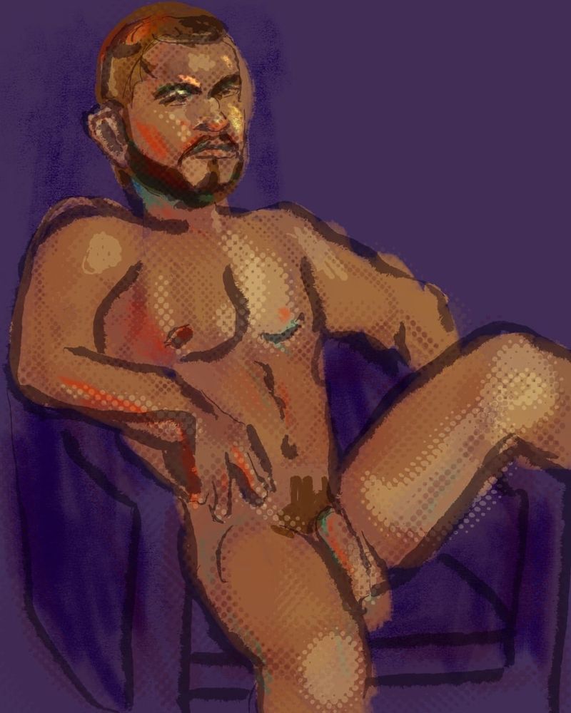 A digital drawing of rio in Procreate