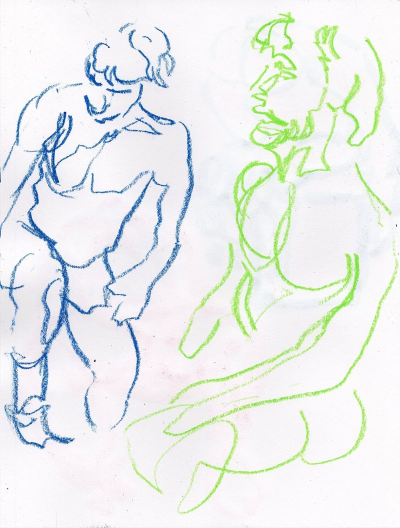 Gesture drawings- 2 minutes each.