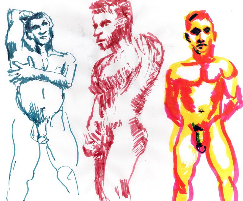 Warmup drawings- 5 minutes each